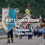 82° Concertone delle Bande della Magnifica Comunità di Fiemme 82° Concertone delle Bande della Magnifica Comunità di Fiemme a Predazzo (TN) il 5 luglio 2025