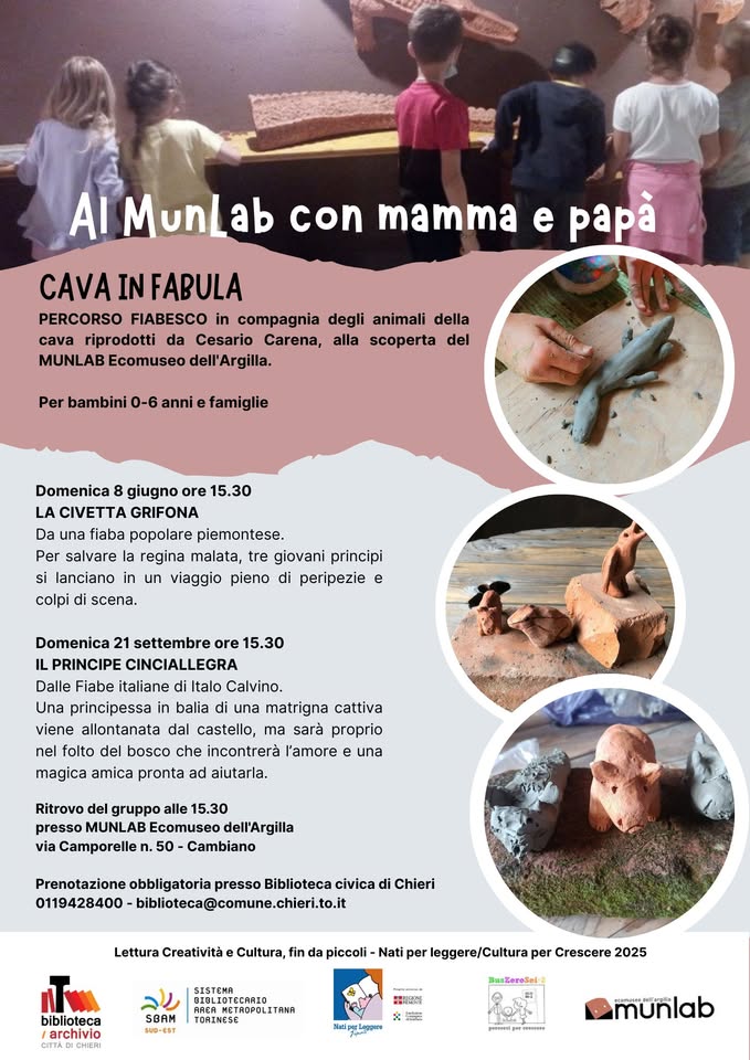 Evento Cava in fabula – Al Munlab con mamma e papà Locandina Cava in fabula – Al Munlab con mamma e papà - da domenica 8 giugno - domenica 21 settembre 2025 ore 15:30 ore 17:00
