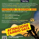 Farsetti’s Gravel Night – Santa Maria di Sala (Ve) Potrebbe essere un'immagine raffigurante 1 persona, bicicletta e testo