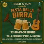 FESTA DELLA BIRRA 9a EDIZIONE Festa Della Birra 9A Edizione a Binetto (BA) il 27 giugno - 30 giugno 2025