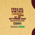 Fiera del Vintage Potrebbe essere un'immagine raffigurante il seguente testo "COLLE COLLEZIONISNIO GIOCATTOLI| FIERADEI DEL VINTAGE ABBIGLIAMENTO ARTIGIANATO DEPOCA ทน CASERTA 27128 SETTEMBRE SETTE 2025 DALLE 10 ALLE 20 A1EXPO POLO FIERISTICO POLOFIERISTICOCASERTA TICO CASERTA VIALE DELLE INDUSTRIE, SANMARCO SANMARCOEVANGELISTA(CE EVANGELISTA(CE) CASERTASUD SUD"
