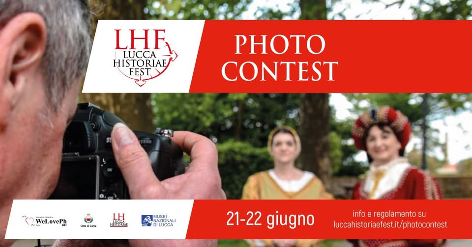 Evento Lucca Historiae Fest Photo Contest Locandina Lucca Historiae Fest Photo Contest - da sabato 21 giugno - domenica 22 giugno 2025 ore 10:00 ore 19:00