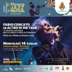 mercoledì 16 luglio 2025 | Nocera Jazz Festival | Fabio Concato in “Altro di Me” Tour mercoledì 16 luglio 2025 Nocera Jazz Festival Fabio Concato in Altro di Me Tour a Nocera Inferiore (SA) il 16 luglio 2025