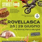 Motor Street food Potrebbe essere un'immagine raffigurante 1 persona e il seguente testo "MO STREET STREET00D ឃ្ហើ StreetFood Street Food Show Freestyle ProvaMinimoto Prova Minimoto Music &More & 0: Evento patrocinato dalcomune dal di: ROVELLASCA 28 I 29 GIUGNO Via Romal Parco Burghé ACCESSO GRATUITO nfo.motorstreeffood@gmail. 90 @gmail.com +39 351 6145195 BIMBINMOTO.IT PIRATETROOP FREESTLEEVENTS"