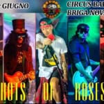 SHOTS OF ROSES live at CIRCUS BAR, Briga Novarese (NO) Potrebbe essere un'immagine raffigurante 5 persone, chitarra e il seguente testo "SAB7 7 GIUGNO CIRCUS BAR BRIGA NOVARESE .1 ន AUYOURI 4 shea an SHOTS ROSES"