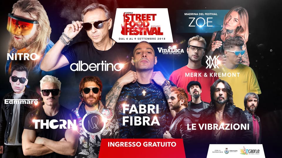 Evento Street Food and Sound – Festival 2018 Locandina Street Food and Sound – Festival 2018 - da martedì 4 settembre - domenica 9 settembre 2018 ore 17:00 ore 23:55