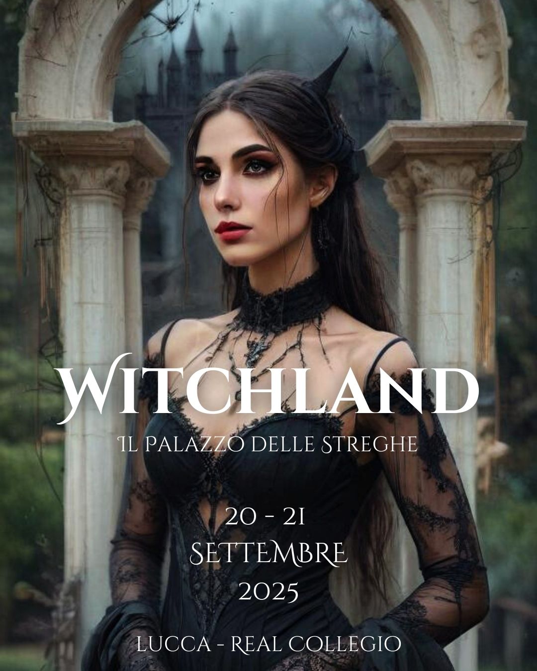 Evento Witchland – Il Palazzo delle Streghe Locandina Witchland – Il Palazzo delle Streghe - da sabato 20 settembre - domenica 21 settembre 2025 ore 11:00 ore 22:00