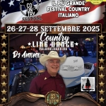26-27 e 28/9 Valsassina Country Festival 2025 at OLD WILD WEST C’è ! 26 – 27 e 28/9 Valsassina Country Festival 2025 at OLD WILD WEST C’è ! a Barzio (LC) il 26 settembre - 28 settembre 2025