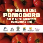 49ª Sagra del Pomodoro 49ª Sagra del Pomodoro a Borgoricco (PD) il 10 luglio - 15 luglio 2026