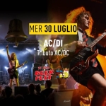 AC/DI – Tributo AC/DC | BeerFest 2025 Solesino PD | BIG SHOW Potrebbe essere un'immagine raffigurante 8 persone, chitarra e il seguente testo "MER 30 LUGLIO AC/DI Tributo TributoAC/DC Ac/C 33" ATo BEER FEST"