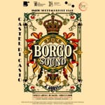 BorgoSound 2025 Potrebbe essere un disegno raffigurante testo