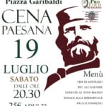 CENA PAESANA Cena Paesana a Scansano (GR) il 19 luglio 2025