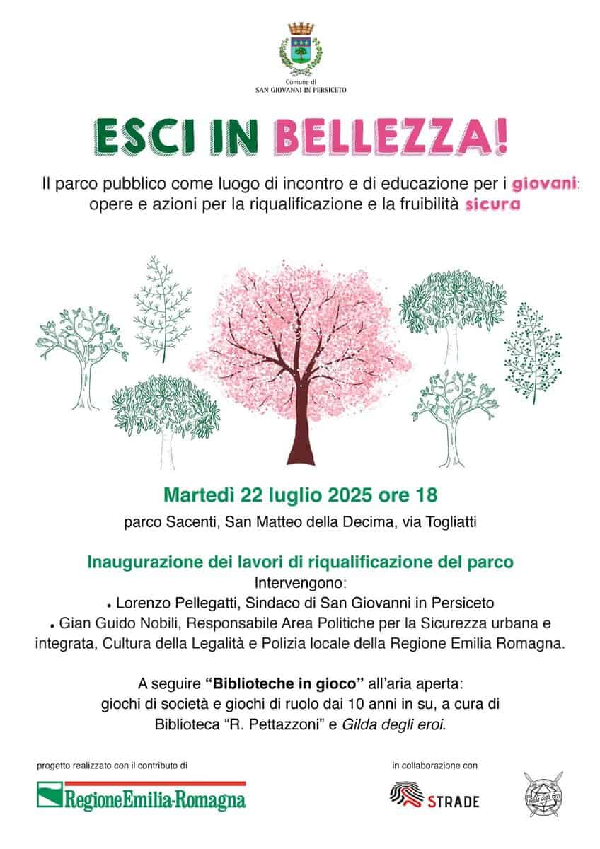 Evento Esci in bellezza! Locandina Esci in bellezza! - martedì 22 luglio ore 18:00 - 19:30