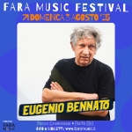 Fara Music Festival | Eugenio Bennato Potrebbe essere un'immagine raffigurante 1 persona e il seguente testo "FARA MUSIC FESTIVAL ADOMENICA 3 AGOSTO '25 PRODUZIONE FARA MUSiC EUGENIOBENNAT EUGENIO BENATO Parco Cremonesi Farfa(Ri)) Farfa INFO e BIGLIETTI: www.faramusic.it"