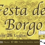 FESTA DEL BORGO 26 Luglio Potrebbe essere un'immagine raffigurante testo