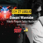 GIOVANI WANNABE – Tributo Pinguini Tattici Nucleari | BeerFest 2025 Potrebbe essere un'immagine raffigurante 1 persona e il seguente testo "DOM 27 LUGLIO Giovani Wannabe Tributo TributoPinguiniTaticiNucleari Pinguini Tattici Nucleari Guest: Guest:Andretz Andretz 33' Amo BEER FEST"