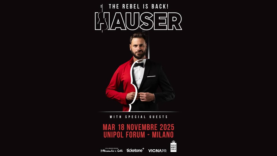 HAUSER ● Milano, Unipol Forum ● 18.11.2025 Nessuna descrizione della foto disponibile.