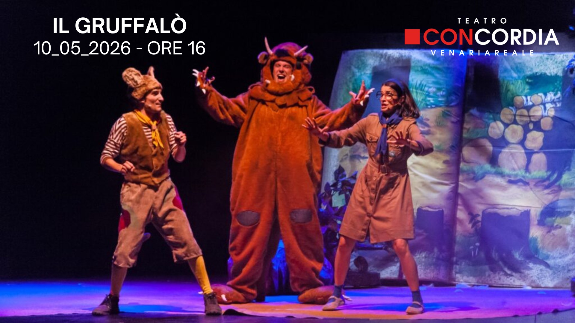 Evento Il Gruffalo Locandina Il Gruffalo - domenica 10 maggio ore 16:00 - 18:00