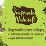 Impronte Naturali – simposio di scultura, laboratori e conferenze sul mondo del legno Potrebbe essere un'immagine raffigurante 6 persone e il seguente testo "1 お Impronte Vaturali Simposio di scultura del legno conferenze, laboratori ed esposizioni + legate al mondo naturale"