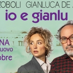 Marta e Gianluca @ Verona | “Io e Gianlu” Potrebbe essere un'immagine raffigurante 2 persone e il seguente testo "MARTA ZOBOLI GIANLUCA DE ANGELIS io e gianlu π VERONA y Teatro Nuovo 29 ottobre 平八屋"