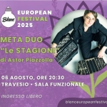 META DUO – Le STAGIONI di Astor Piazzolla Meta Duo – Le Stagioni Di Astor Piazzolla a Travesio (PN) il 6 agosto 2025