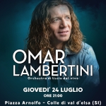 OMAR LAMBERTINI-ORCHESTRA DAL VIVO Potrebbe essere un'immagine raffigurante 1 persona e il seguente testo "INGRESSO GRATUITO OMAR LAMBERTINI Orchestra di liscio dal νίο GIOVEDI' 24 LUGLIO ORE 21:00 Piazza Arnolfo Colle di val d'elsa (SI) PERINFORMAZIONI:+3938/4973534 338/4973534 PER INFORMAZIONI: QBESCATORE JUNGLE COIlE حت យ់ិយ្រ PROLOCO"