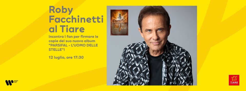 Evento Roby Facchinetti al Tiare! Locandina Roby Facchinetti al Tiare! - sabato 12 luglio ore 17:30 - 19:30