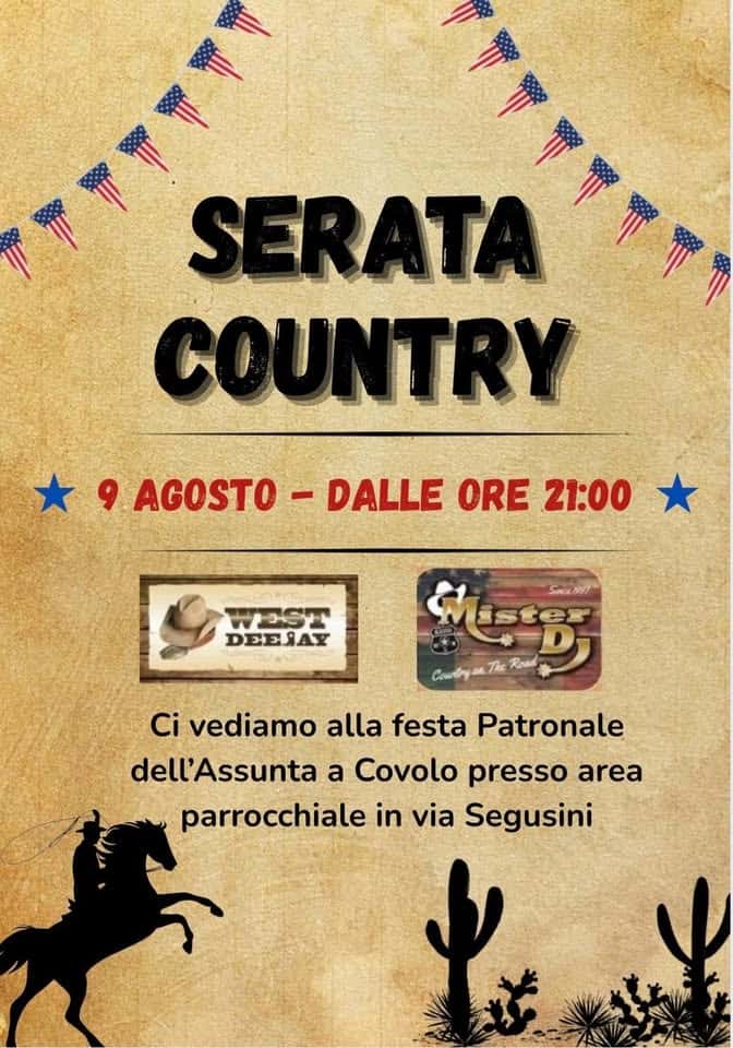 Evento Sagra dell’Assunta – Covolo di Pederobba (TV) Locandina Sagra dell’Assunta – Covolo di Pederobba (TV) - sabato 9 agosto ore 21:00 - 23:00
