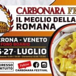 SOAVE CARBONARA FESTIVAL SUMMER EDITION Soave Carbonara Festival Summer Edition a Soave (VR) il 24 luglio - 27 luglio 2025