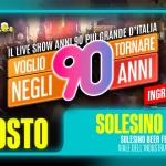 Voglio Tornare Negli Anni 90 ® • Solesino (PD) Potrebbe essere un'immagine raffigurante una o più persone e il seguente testo "3 BRAVE อง US BEER FEST DALLE 22:00 ANNI 90 ριή GRANDE D'ITALIA IL LIVE SHOW 90 TORNARE VOGLIO ANNI NEGLI INGRESSO GRATUITO SABATO 2 AGOSTO SOLESINO (PD) SOLESINO BEER FEST VIALE DELL INDUSTRIA 161"