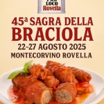 45ª Sagra della Braciola 45ª Sagra della Braciola a Montecorvino Rovella (SA) il 22 agosto - 27 agosto 2025