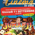 9/9/25 Cinema in Villa – JUMANJI 9/9/25 Cinema in Villa – JUMANJI a Lavezzola (RA) il 11 settembre 2025