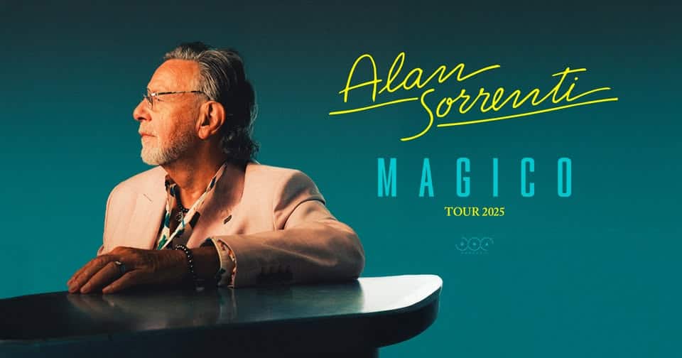 Evento Alan Sorrenti – MAGICO TOUR 2025 – Capodimonte (VT) Locandina Alan Sorrenti – MAGICO TOUR 2025 – Capodimonte (VT) - domenica 31 agosto ore 21:00 - 23:00