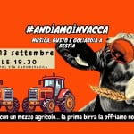 ANDIAMOINVACCA–MUSICA,GUSTO E GOLIARDIA A BESTIA Potrebbe essere un contenuto grafico raffigurante il seguente testo "#ANDIAMOİNVACCA MUSICA, GUSTO E GOLIARDIA A BESTIA Sabato 13 settembre DALLE DALLE19.30 19.30 URBANA (PD) URBANA(PD)VIA ViA CAPODIVACCA Se vieni con un mezzo agricolo...la la prima birra la offriamo noi noi!!! שיתם"