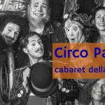 Circo teatro di strada sulla leggerezza Potrebbe essere un'immagine raffigurante 5 persone e il seguente testo "CIRGO PATUF Circo Patuf cabaret della piuma"