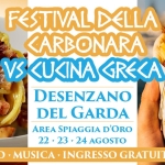 Desenzano Del Garda (Bs) – Festival Della Carbonara Vs Cucina Greca a Desenzano del Garda (BS) il 22 agosto - 24 agosto 2025