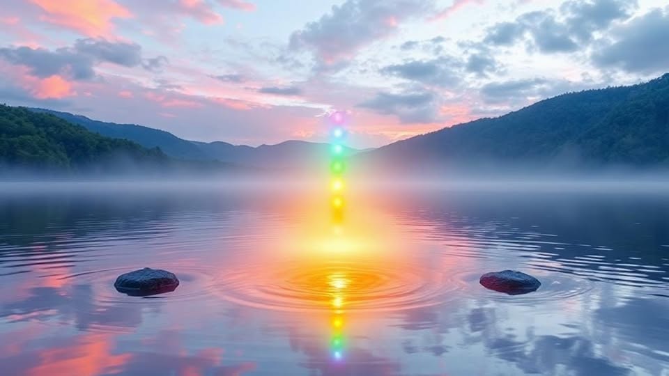 🌌 Cielo e Terra come Mente e Corpo – Equilibrio perfetto 🌿 Potrebbe essere un'immagine raffigurante crepuscolo e lago