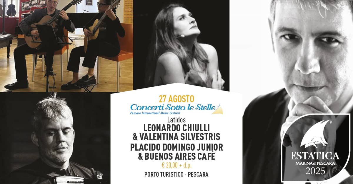 Evento Concerti Sotto Le Stelle Latidos Locandina Concerti Sotto Le Stelle Latidos - mercoledì 27 agosto ore 21:30 - 23:30