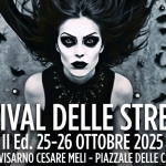 FESTIVAL DELLE STREGHE 2^ EDIZIONE | 25 – 26 OTTOBRE | IPPODROMO DEL VISARNO | FIRENZE Potrebbe essere un'immagine raffigurante 1 persona e il seguente testo "FESTIVAL DELLE STREGHE Il Ed. 25-26 OTTOBRE 2025 IPPODROMO DEL VISARNO CESARE MELI- PIAZZALE DELLE CASCINE FIRENZE"