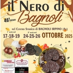 IL NERO DI BAGNOLI~Sagra del Tartufo nero di Bagnoli Irpino IL NERO DI BAGNOLI Sagra del Tartufo nero di Bagnoli Irpino a Montella (AV) il 24 ottobre - 26 ottobre 2025