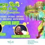 Potrebbe essere un disegno raffigurante il seguente testo "13-14 SETTEMBRE 2025 GORIZIA Let's Go! Cosplay & Fun GO 2025 Special Edition LABORATORI- RETROGAMES SPETTACOLI CONFERENZE INTERVISTE GIOCHI GARA COSPLAY a cura di BAZINGA EVENTI PALCO EVENTI Piazza Vittoria 14 Settembre ore 17.30 MOSTRA MERCATO Parcheggio coperto Via Boccaccio 13 14 Settembre 10.00-2 20.00 TUTTIG IEVENTI INGRESSO LIBERO Comune di Gorizia Work in progress... Stay tuned! GESC8 ! 2025 NOVA NOVAGORICA GORICA GORIZIA Punto Giovani Gorizia"