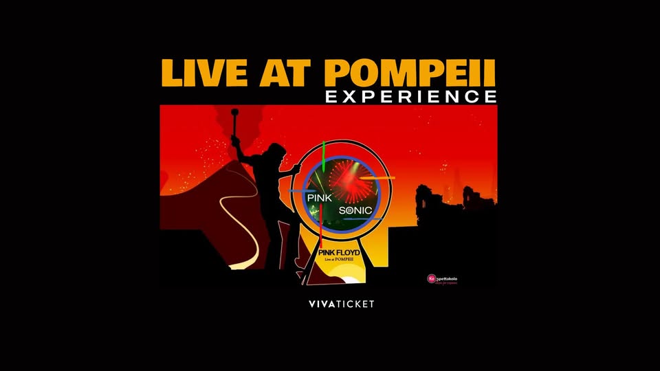 Potrebbe essere un'immagine raffigurante 1 persona e il seguente testo "LIVE AT POMPEII EXPERIENCE PINK SONIC MIIII ..! PINKSONIC IINI Impettakolo @sretiakalo ettakalo vintage"