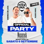 Piterpan Official Party Mazarack | Brussa Caorle VE Piterpan Official Party Mazarack Brussa Caorle VE a Castello di Brussa (VE) il 6 settembre 2025
