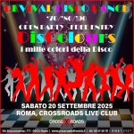 Revival Disco Dance ’70/’80/’90 Open Party | DisColours Band Revival Disco Dance ’70/’80/’90 Open Party DisColours Band a Osteria Nuova (RM) il 20 settembre 2025