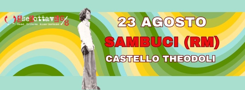 @SAMBUCI (RM) Potrebbe essere un'immagine raffigurante 1 persona e testo