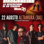 Tiromancino in “La descrizione di un viaggio” Tiromancino in La descrizione di un viaggio a Altamura (BA) il 22 agosto 2025