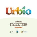 URBIO | Sapori. Passioni. Musica. Benessere. 🌿 Potrebbe essere un'illustrazione raffigurante il seguente testo "Urbio Urbino Data-Ort Orto dell'Abbondanza 4-5ottobre2025 4 4-5 ottobre 2025 ingresso libero EITERINO DILRRINO BURBNO URBINO"