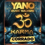 YANO MUSIC MACHINE + CORRADO DJ •OPPEANO• Potrebbe essere un'immagine raffigurante il seguente testo "YANO MUSIC MACHИИE ॐ MA 25 TOUR CORRADO"
