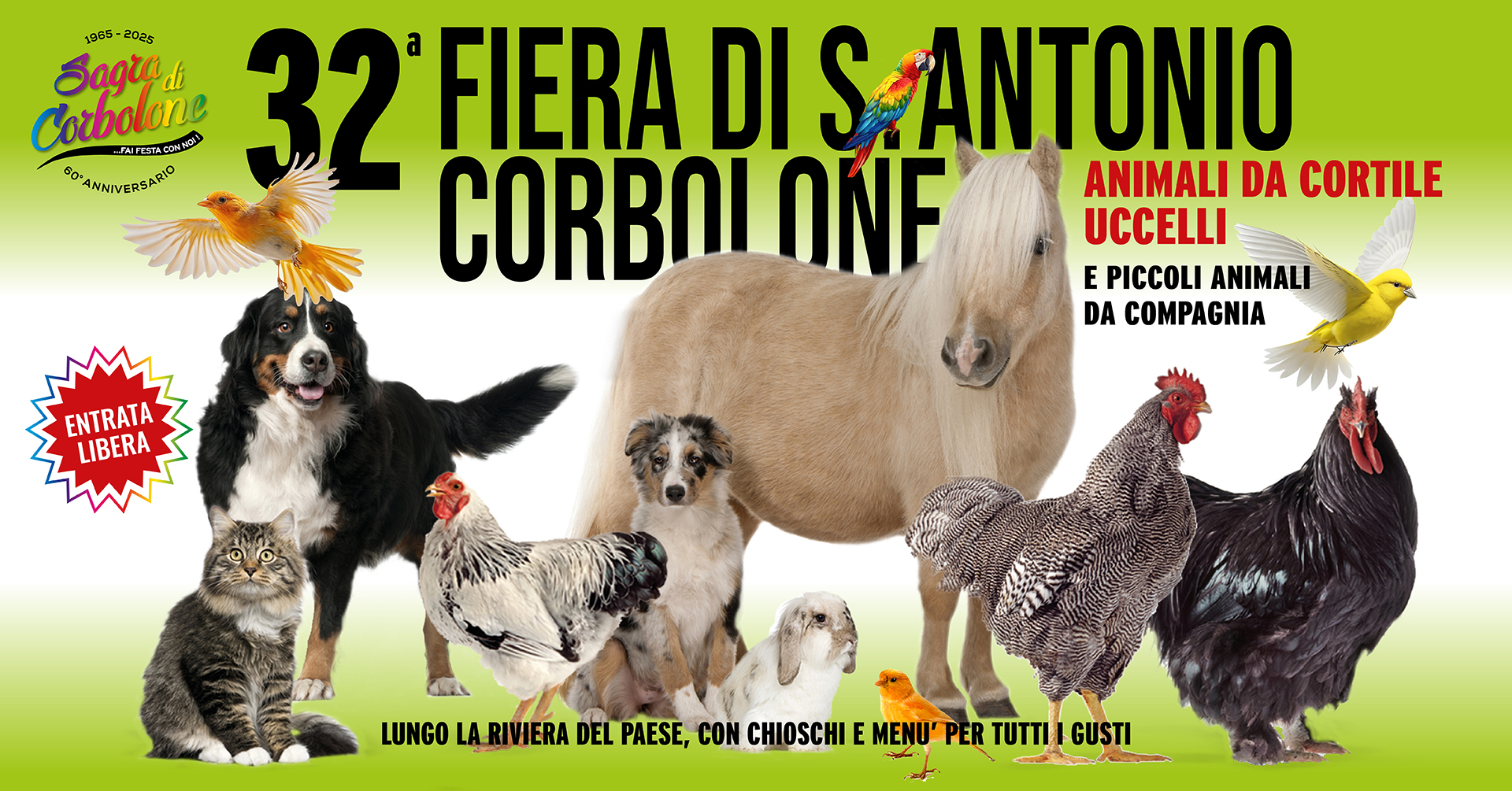 Evento 32ª Fiera Di S. Antonio Corbolone 2025 Locandina 32ª Fiera Di S. Antonio Corbolone 2025 - domenica 28 settembre ore 06:30 - 08:30