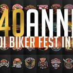 40. Biker Fest International Official © Potrebbe essere un'immagine raffigurante motocicletta e testo